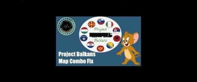 Mods Project Balkans Map Combo Fix - 1.46 Eurotruck Simulator mod