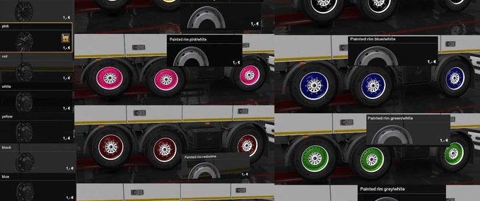 Mods Wheels for all Trucks  Eurotruck Simulator mod