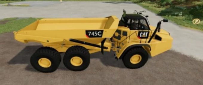 Sonstige Selbstfahrer Cat 745 umgerüstet Landwirtschafts Simulator mod