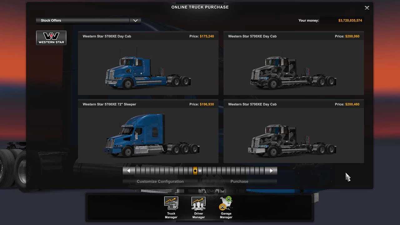 Westernstar 5700XE Daycab Long Chassis thumbnail 2