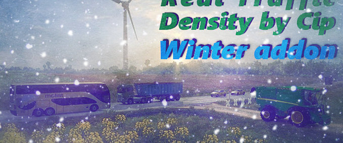 Mods Real Traffic Density Winter Addon Eurotruck Simulator mod