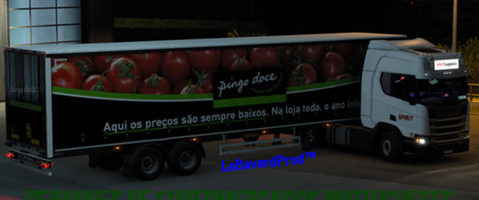 Trailer Trailers Portuguese Supermarket by JamesLeBavard - 1.46 Eurotruck Simulator mod