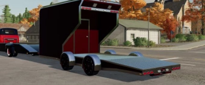 Sonstige Anhänger EXP22 Rennwagen-Anhänger Landwirtschafts Simulator mod