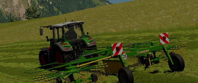 Schwader & Wender Krone Swadro 900 Landwirtschafts Simulator mod