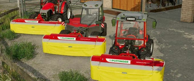 Mower Pöttinger NovaAlpin Pack Farming Simulator mod