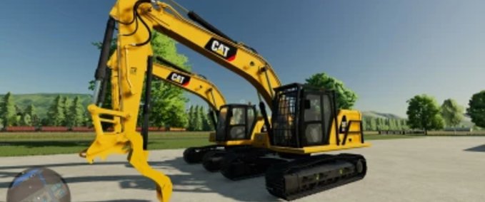 Bagger & Radlader Caterpillar 320NG Landwirtschafts Simulator mod