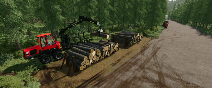 Forstwirtschaft Holzlager Landwirtschafts Simulator mod