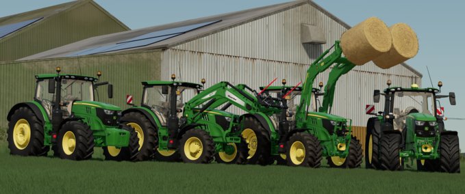 6000er John Deere 6R Medium Frame Series (2014-2021) Landwirtschafts Simulator mod