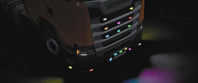 Trucks STROBE LED LIGHTS PACK  Eurotruck Simulator mod