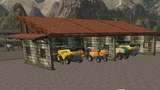 Shelter for combine harvesters and shredders Mod Thumbnail