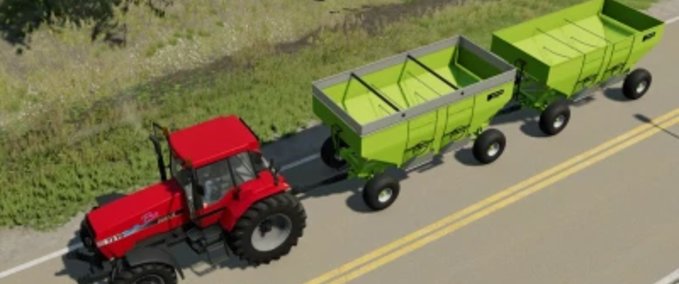 Sonstige Anhänger Parker 4000 Schwerkraftwaggon Landwirtschafts Simulator mod