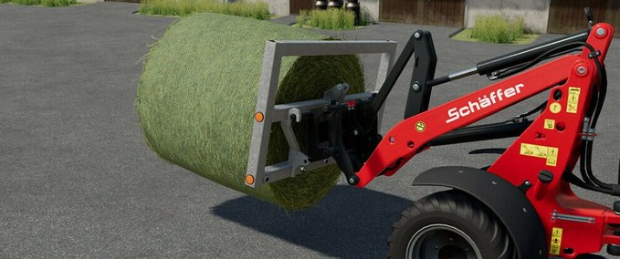Frontlader Selbstgebaute Ballengabel Landwirtschafts Simulator mod