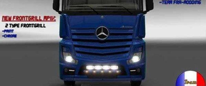 Trucks Mercedes Actros MPIV Front Grill  Eurotruck Simulator mod