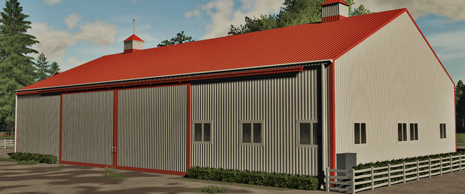 Platzierbare Objekte Amerikanische Garage Mit Werkstatt Landwirtschafts Simulator mod