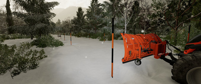 Platzierbare Objekte Schneeleitstab Landwirtschafts Simulator mod