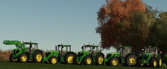 6000er John Deere 6R Large Frame Series 2015 Landwirtschafts Simulator mod