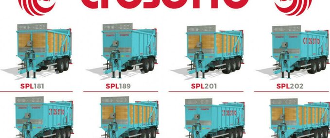 Sonstige Anhänger Crosetto SPL Pack Zusätzliche Eigenschaften Landwirtschafts Simulator mod