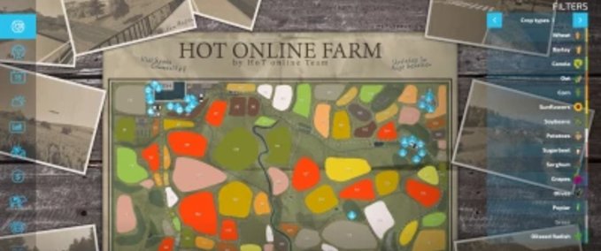 Maps HoT online Bauernhof 2022 Landwirtschafts Simulator mod