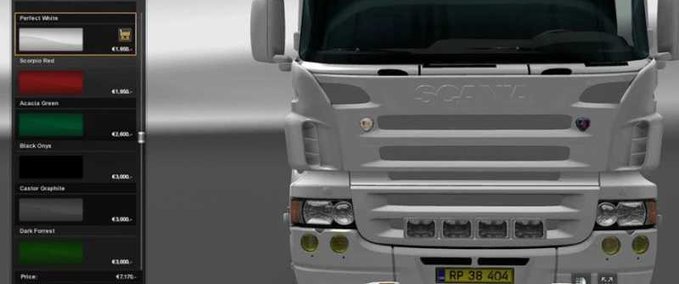 Trucks GTM RJL Grill Lamps - 1.46 Eurotruck Simulator mod