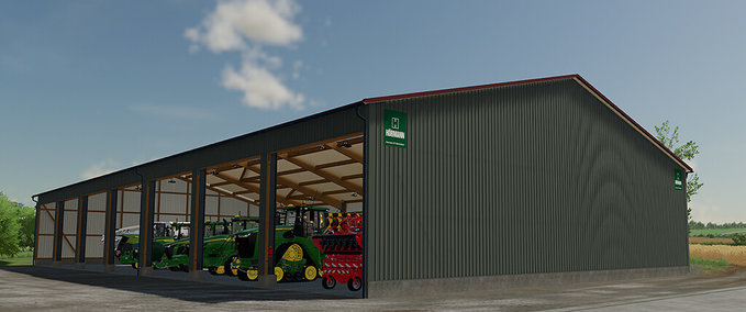 Platzierbare Objekte Offene Garage Landwirtschafts Simulator mod