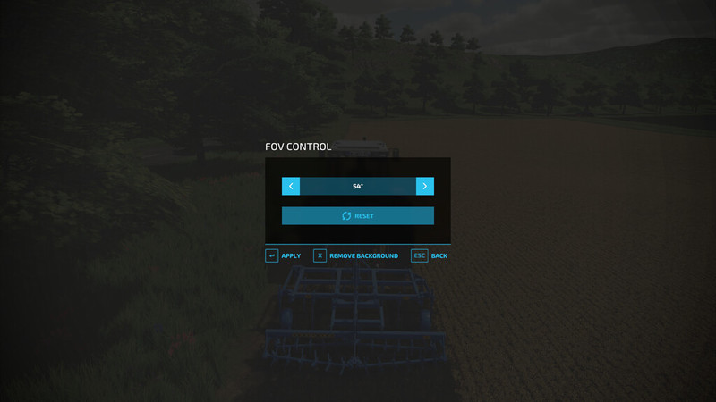 LS22: Fov-Steuerung v 1.0.0.4 Tools Mod für Landwirtschafts Simulator 22