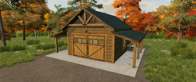 Platzierbare Objekte Ranch-Garage Landwirtschafts Simulator mod
