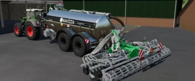 Güllefässer Ravizza Überlandwagen II Landwirtschafts Simulator mod