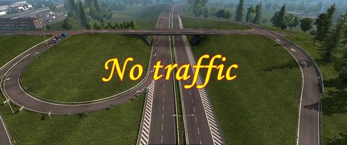 Mods No traffic Mod  Eurotruck Simulator mod
