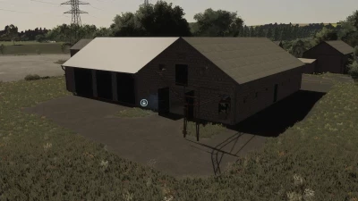 FS22 Kuhstall mit Verdeck - Thumbnail 1