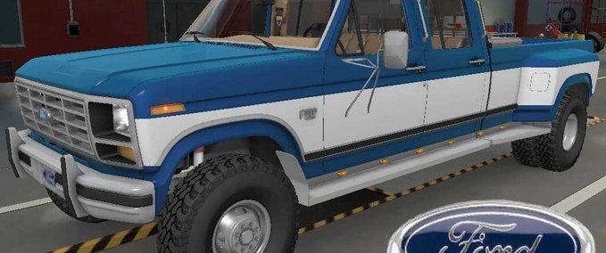 Trucks Ford F350 Crewcab 1986 - 1.46 Eurotruck Simulator mod