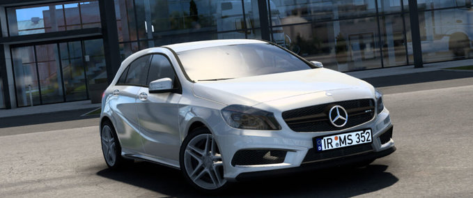 Mercedes Mercedes Benz A45 + Interieur v1.0 (1.31.x) Eurotruck Simulator mod