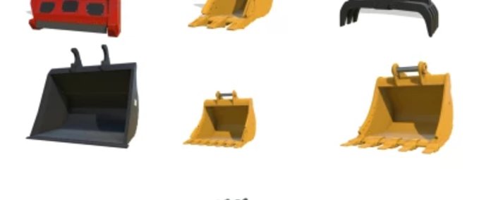 20-40 Tonnen Bagger Schaufel Pack Mod Image
