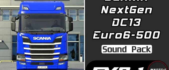 Trucks SCANIA NextGen 500 DC13 Sound Pack - 1.46 Eurotruck Simulator mod