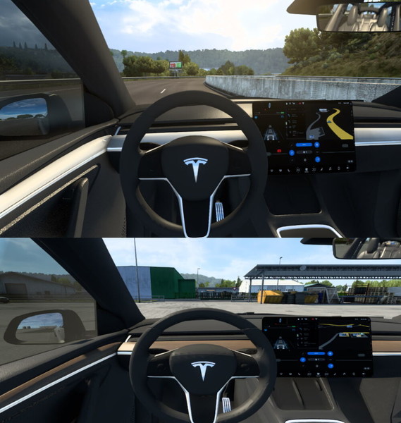 ets2: Tesla Model Y 2021 - 1.46 v 1.0 Trucks, Sonstige Mod für Eurotruck  Simulator 2