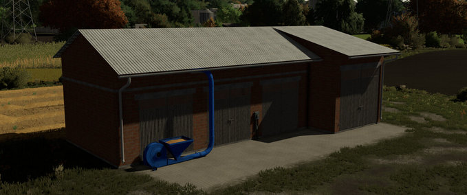 Platzierbare Objekte Garage Mit Silo Landwirtschafts Simulator mod