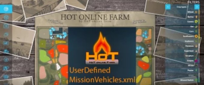 Scripte Einsatzfahrzeuge xml für das HoF2022 Landwirtschafts Simulator mod