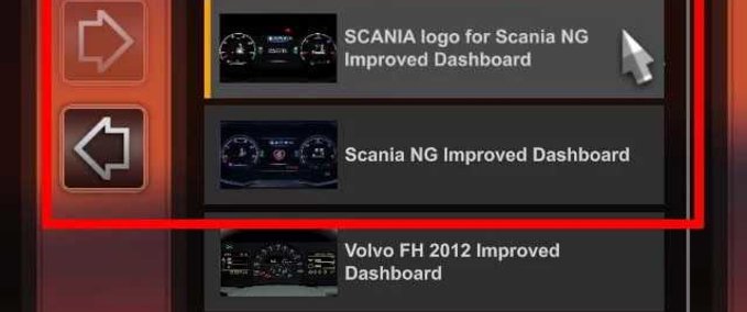 Trucks Scania NexGen V8 Dashboard + SCANIA Logo - 1.46 Eurotruck Simulator mod
