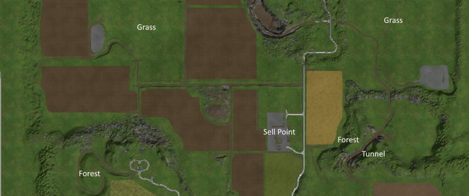 Maps Glen Ellie Karte Landwirtschafts Simulator mod