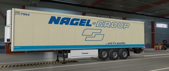 Trailer Nagel Group Skin für den Krone Cool Liner Eurotruck Simulator mod