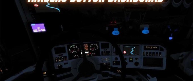Trucks Scania RJL Amber Dashboard Button  Eurotruck Simulator mod