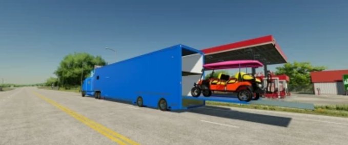 Sonstige Anhänger Race Car Stacker 2. Version Landwirtschafts Simulator mod