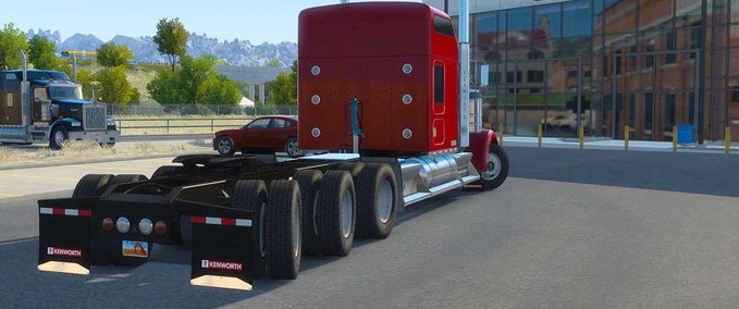 Trucks Kenworth W900 8×8 Chassis American Truck Simulator mod