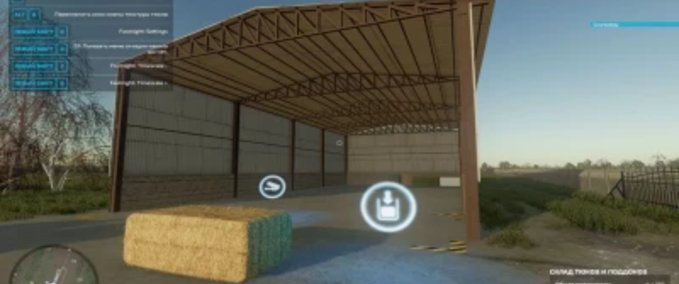 Platzierbare Objekte Lagerobjekt für Paletten und Ballen Landwirtschafts Simulator mod