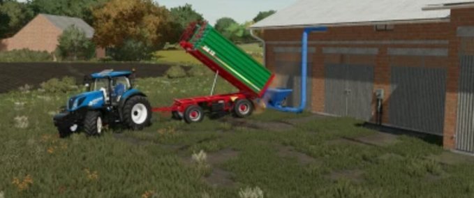 Platzierbare Objekte Garage mit Silo Landwirtschafts Simulator mod