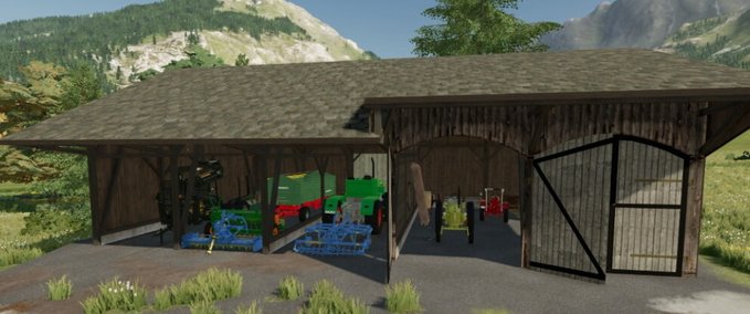 Platzierbare Objekte Paket Alte Scheune Landwirtschafts Simulator mod