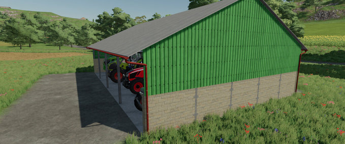 Platzierbare Objekte Grüne Halle Landwirtschafts Simulator mod