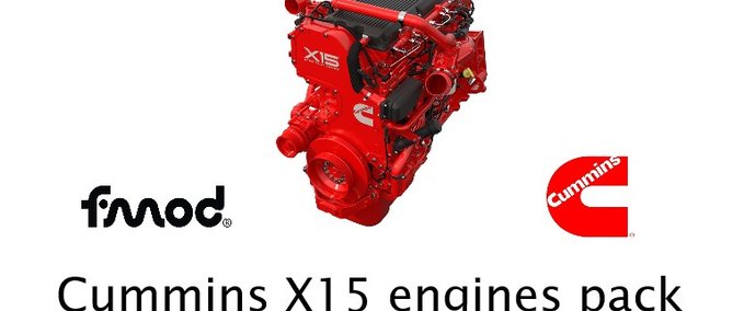 Trucks Cummins X15 Engines Pack by eelDavidGT  American Truck Simulator mod