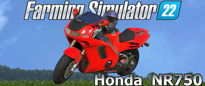 Sonstige Fahrzeuge Sport Motorrad Honda NR750 Landwirtschafts Simulator mod