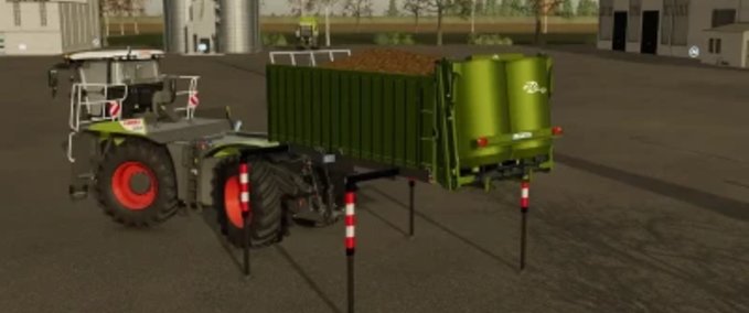 Claas Dungstreuer Xerion 4200 SaddleTrac Landwirtschafts Simulator mod