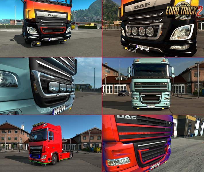 Kelsa Lightbars for DAF XF 105 & 106 v 1.2 (22.09.17) [1.28] - Thumbnail 1